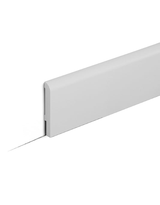 Rodapé Anti-Humidade Cascade 200x9x1,5cm | Branco