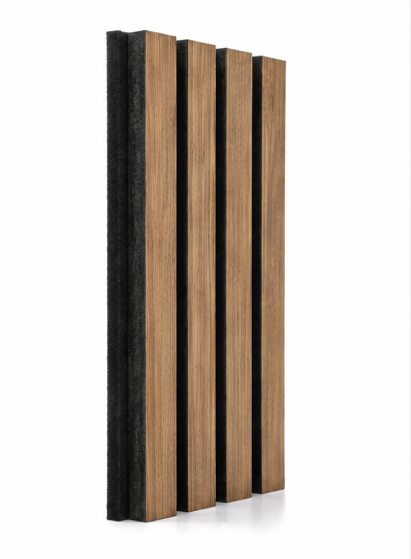 Painel Ripado SVWALLS 1F NOGUEIRA NATURAL ESCURA PPT (2600X600x21mm)