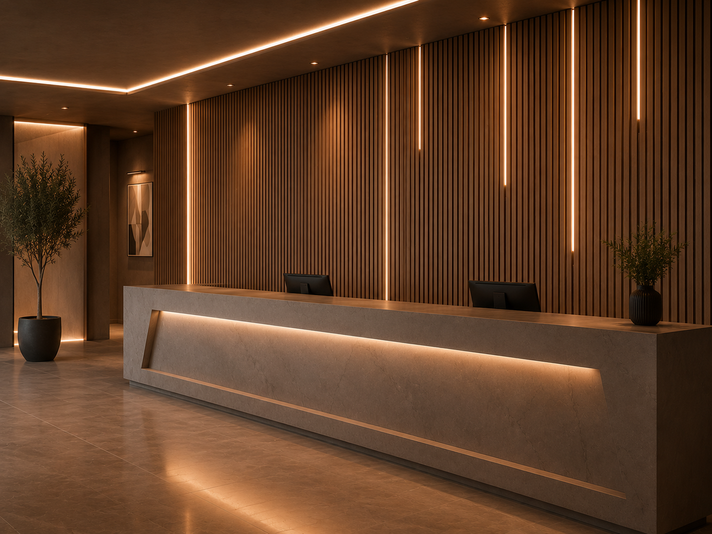 Painel Ripado SVWALLS 1F NOGUEIRA NATURAL ESCURA PPT (2600X600x21mm)